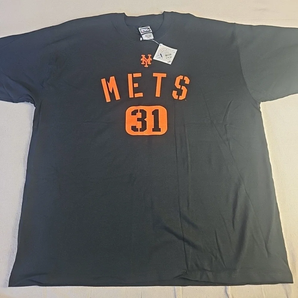 MLB New York Mets Mens XXL Mike Piazza PRO PLAYER 1999 Graphic T-Shirt New W Tag